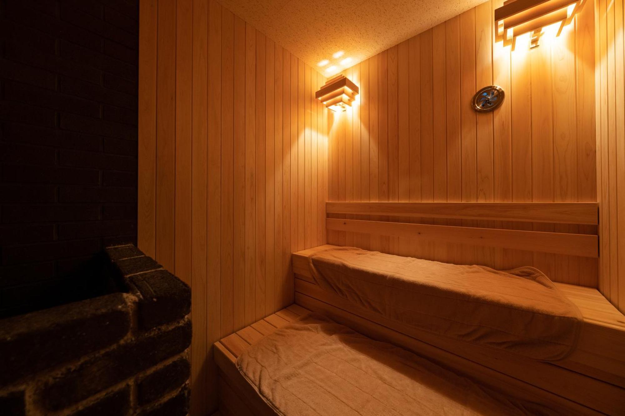 Hotel Arima Onsen Tocen Goshobo Kōbe Habitación foto A Finnish sauna